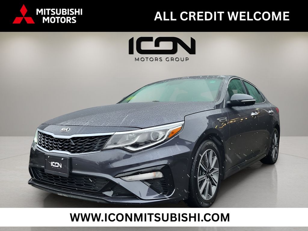 Gray (Platinum Graphite) 2019 Kia Optima LX FWD Sedan Front-Wheel Drive 6-Speed Automatic