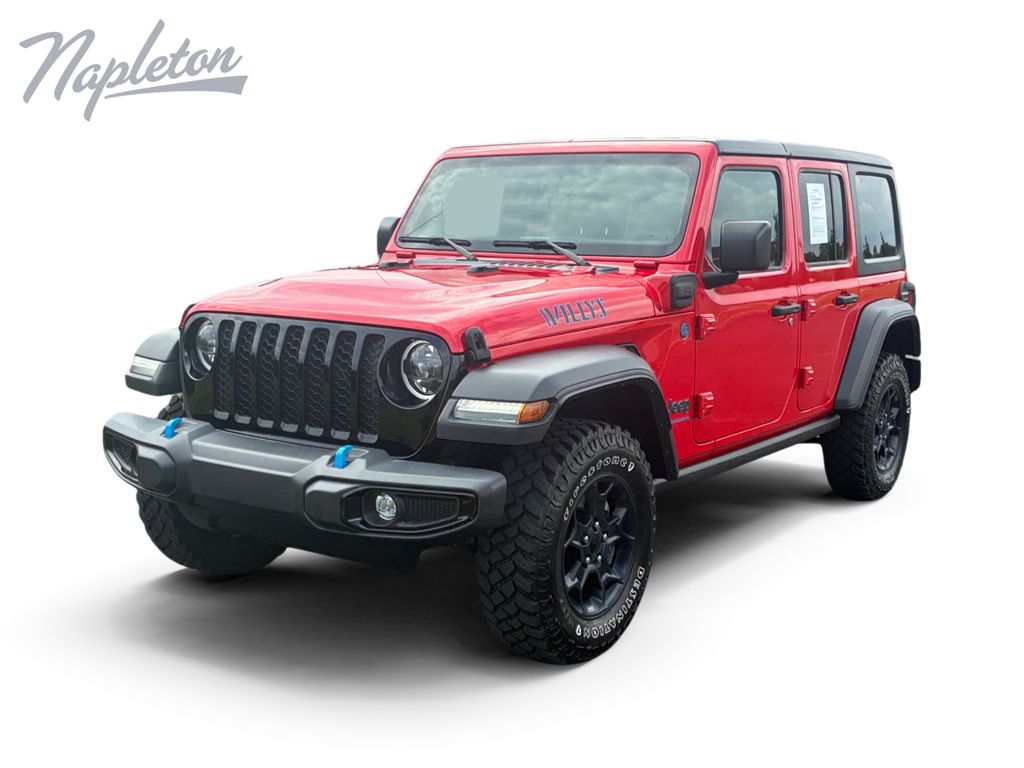 Firecracker Red Clearcoat 2023 Jeep Wrangler 4xe SUV / Crossover Four-Wheel Drive 8-Speed Automatic