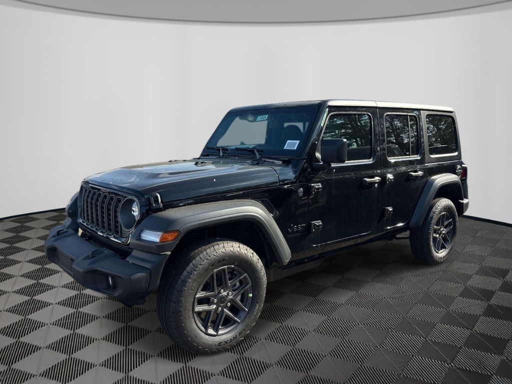 Black Clearcoat 2026 Jeep Wrangler SUV / Crossover Four-Wheel Drive 8-Speed Automatic