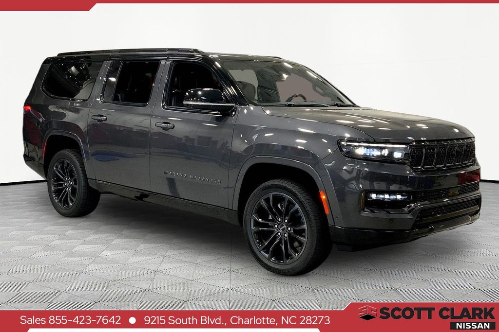 Gray 2024 Jeep Grand Wagoneer L Obsidian 4WD SUV / Crossover Four-Wheel Drive 8-Speed Automatic