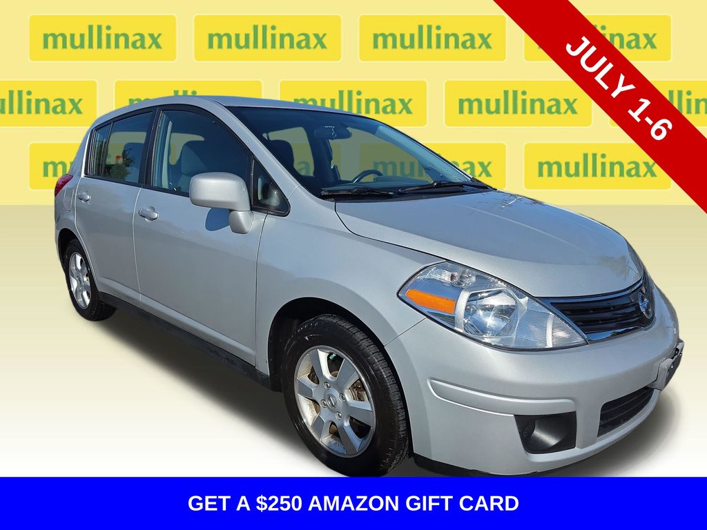 Brilliant Silver Metallic 2012 Nissan Versa Hatchback Front-Wheel Drive 4-Speed Automatic