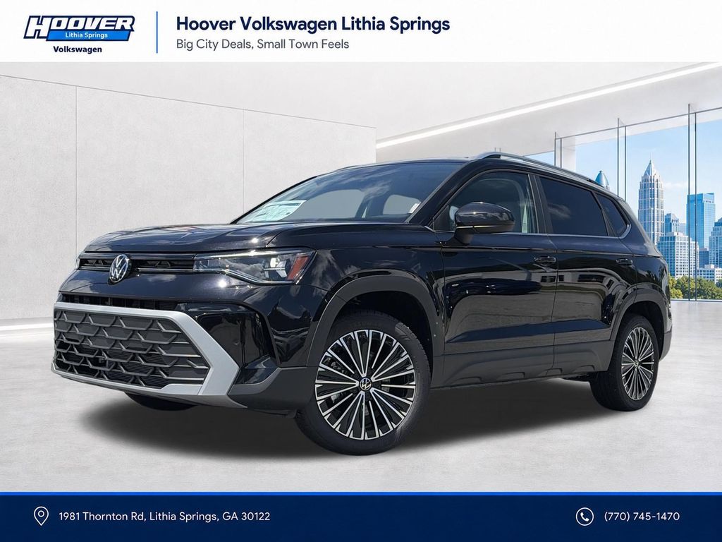 Black 2026 Volkswagen Taos SUV / Crossover Front-Wheel Drive 8-Speed Automatic