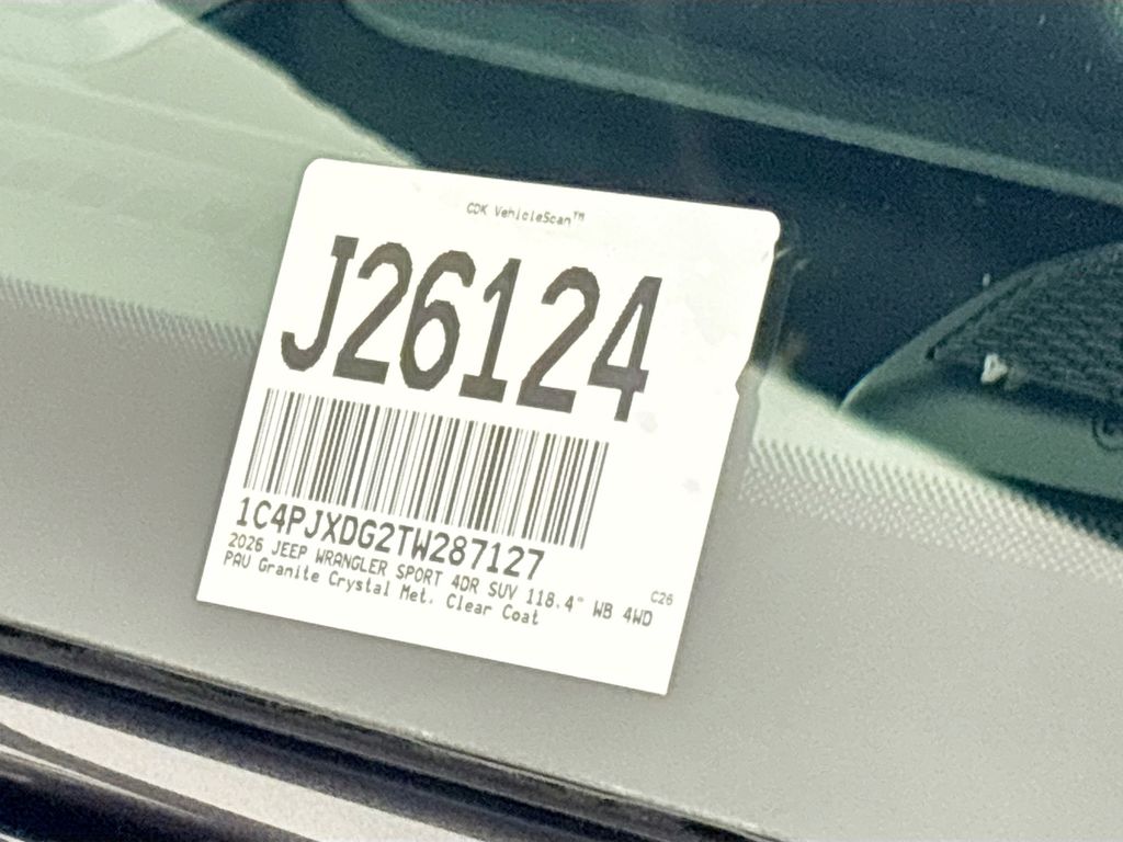 2026 Jeep Wrangler Sport