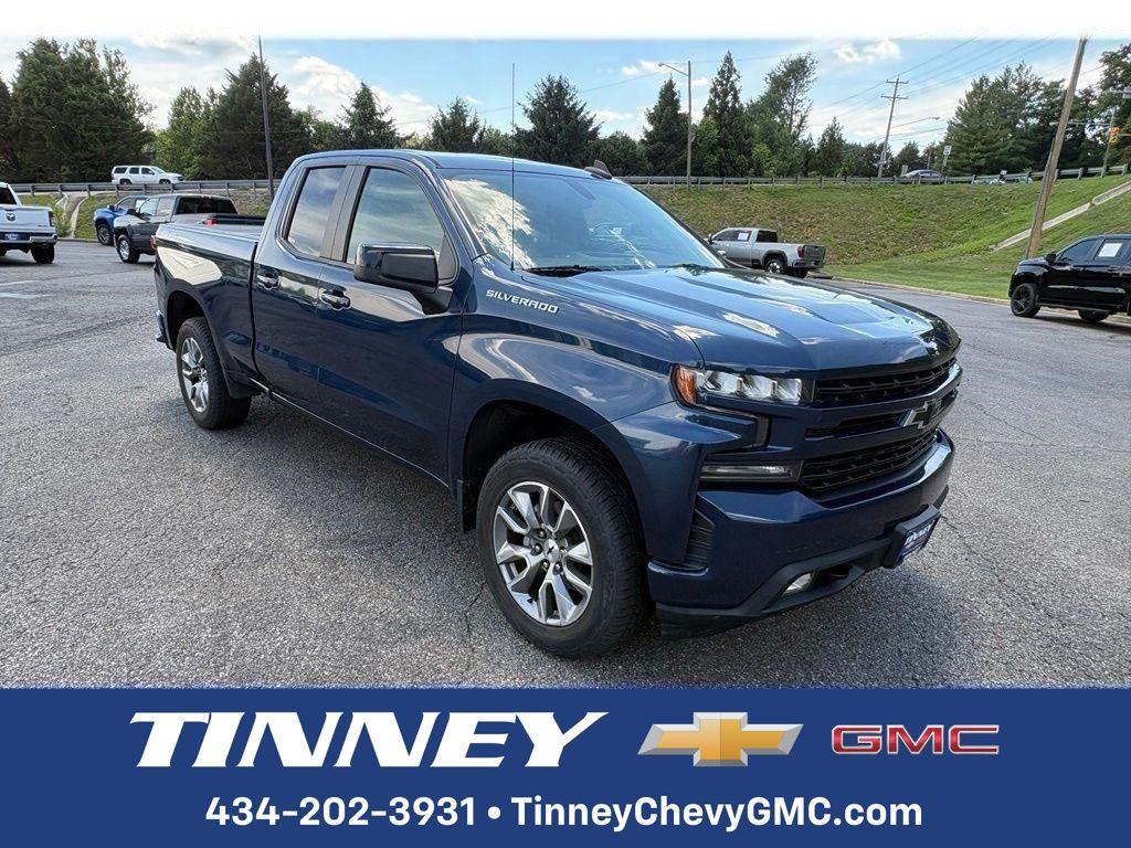 Northsky Blue Metallic 2020 Chevrolet Silverado 1500 Pickup Truck Four-Wheel Drive 8-Speed Automatic