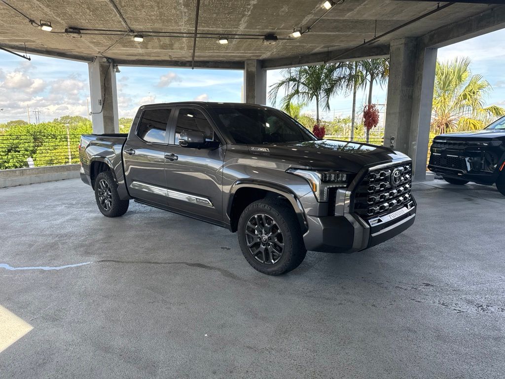 Magnetic Gray Metallic 2025 Toyota Tundra Hybrid Pickup Truck Four-Wheel Drive Automatic