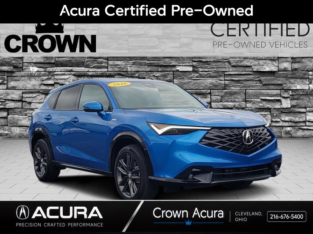 Double Apex Blue Pearl II 2026 Acura ADX SUV / Crossover All-Wheel Drive Continuously Variable Transmission