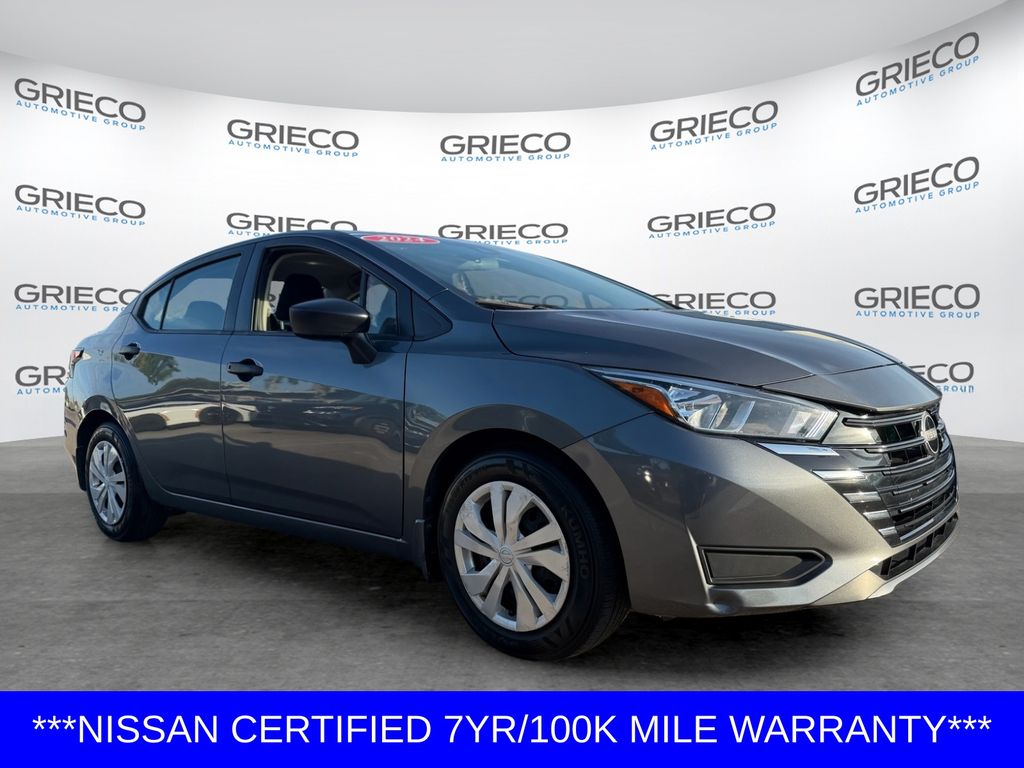 Gray (Gun Metallic) 2024 Nissan Versa Sedan Front-Wheel Drive Continuously Variable Transmission