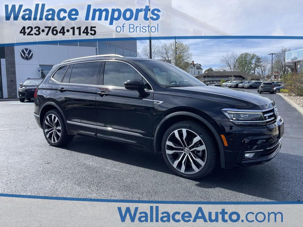 Deep Black Pearl 2021 Volkswagen Tiguan SUV / Crossover All-Wheel Drive 8-Speed Automatic