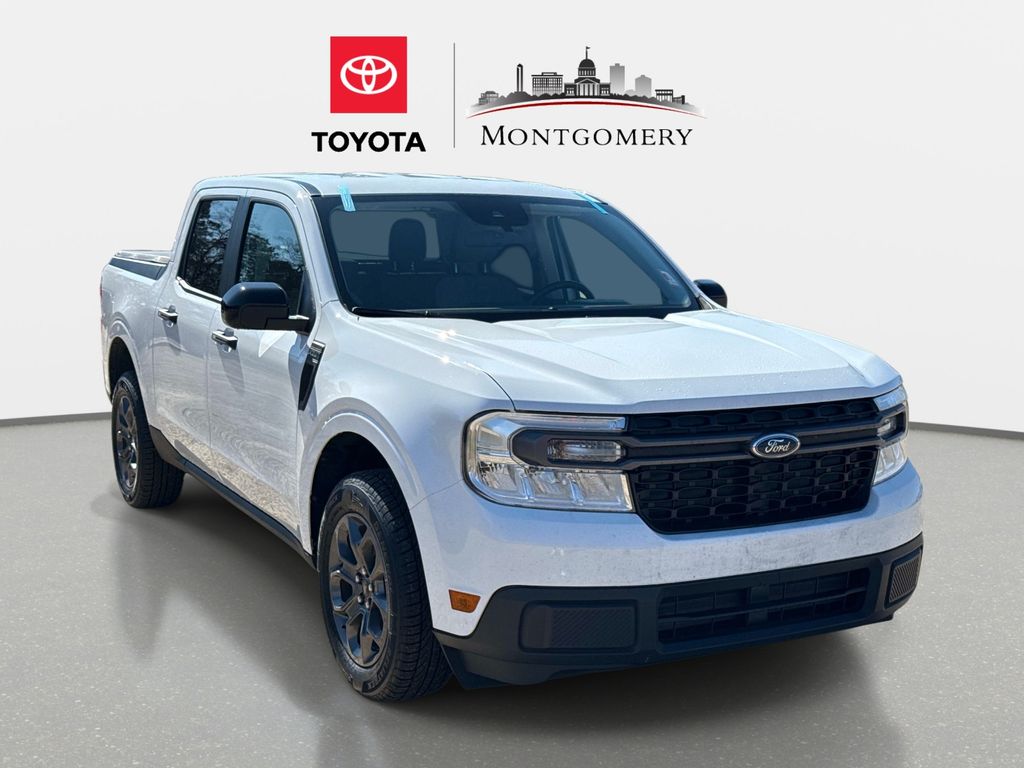 Oxford White 2024 Ford Maverick XLT SuperCrew FWD Pickup Truck Front-Wheel Drive Continuously Variable Transmission