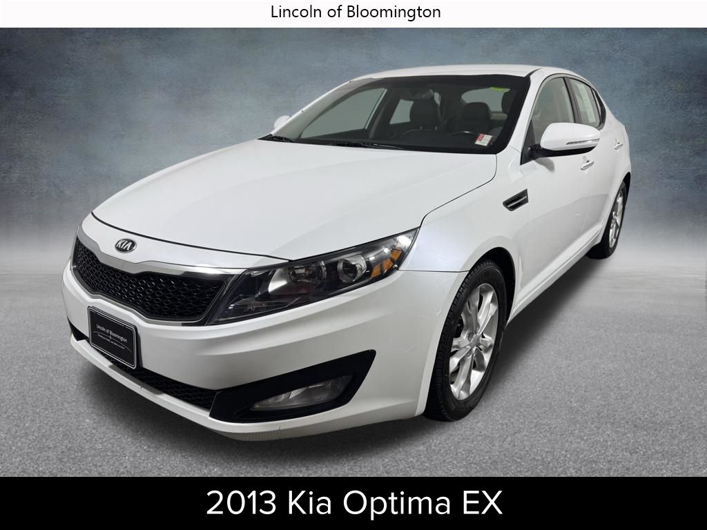 Snow White Pearl 2013 Kia Optima EX Sedan Front-Wheel Drive 6-Speed Automatic