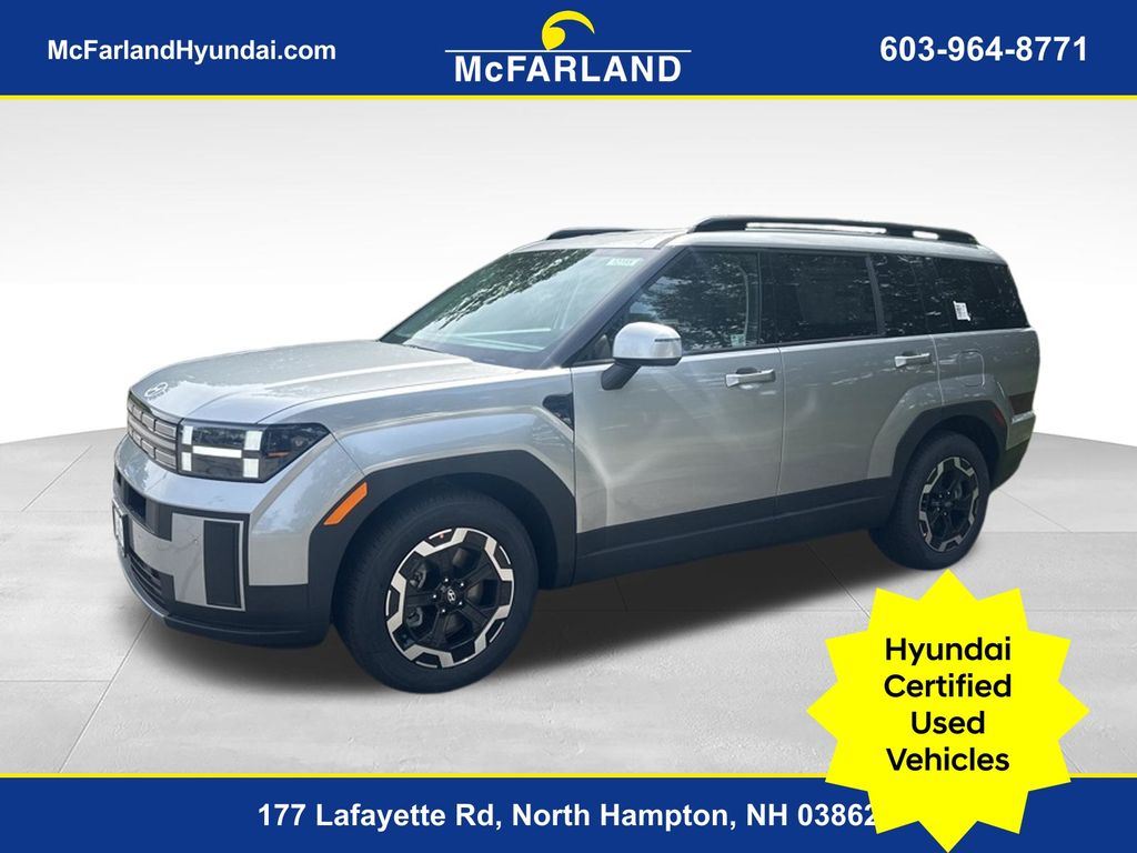 Shimmering Silver Pearl 2026 Hyundai Santa Fe SUV / Crossover All-Wheel Drive 8-Speed Automatic