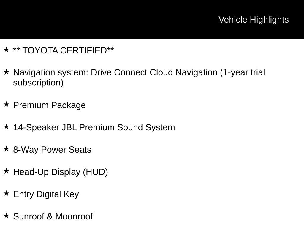 Used 2024 White Toyota Base image 2