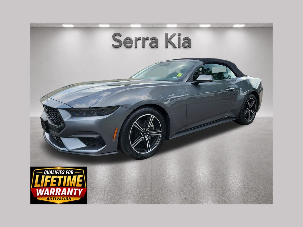 Gray Metallic 2025 Ford Mustang Convertible Rear-Wheel Drive Automatic