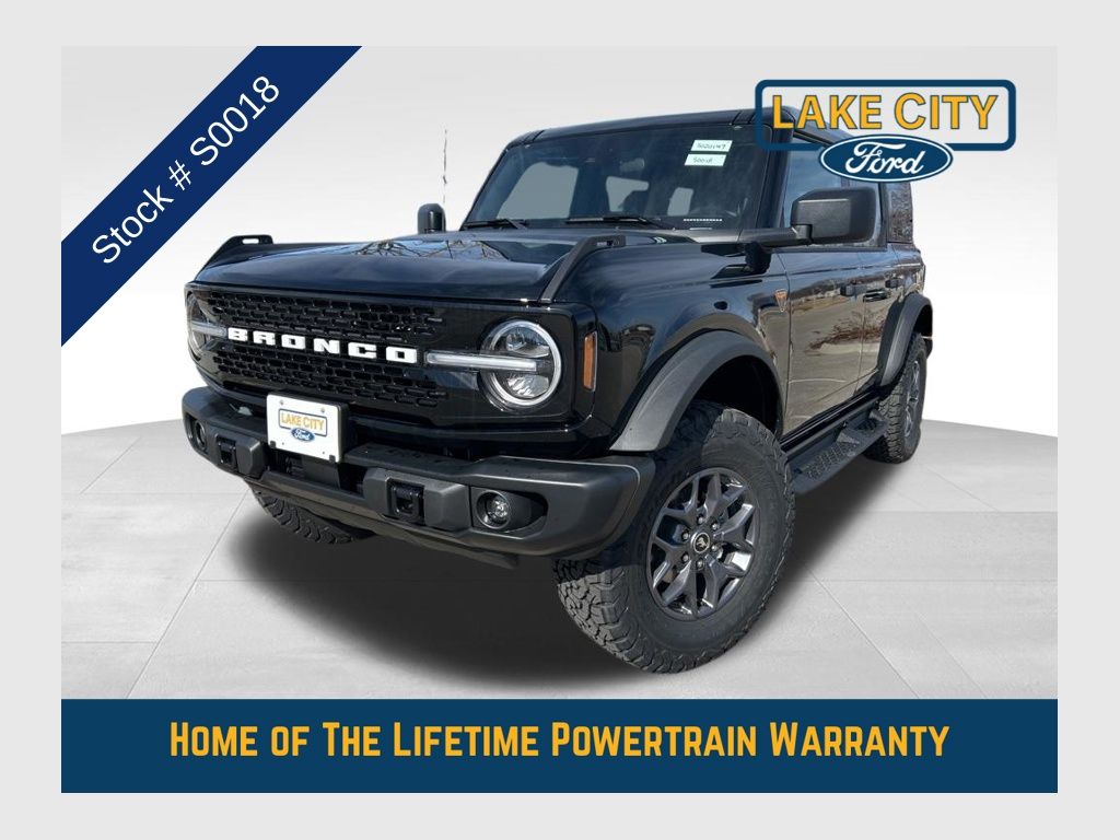 Shadow Black 2025 Ford Bronco Badlands 4-Door 4WD SUV / Crossover Four-Wheel Drive Automatic