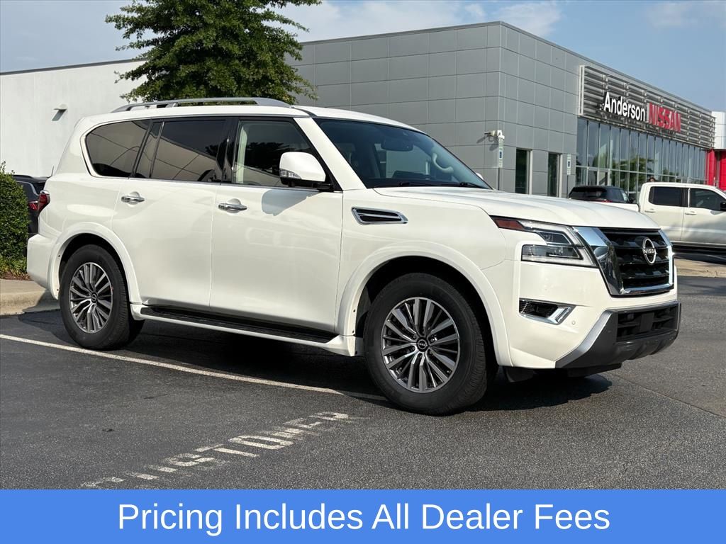 Aspen White Tricoat 2024 Nissan Armada SUV / Crossover Four-Wheel Drive 7-Speed Automatic
