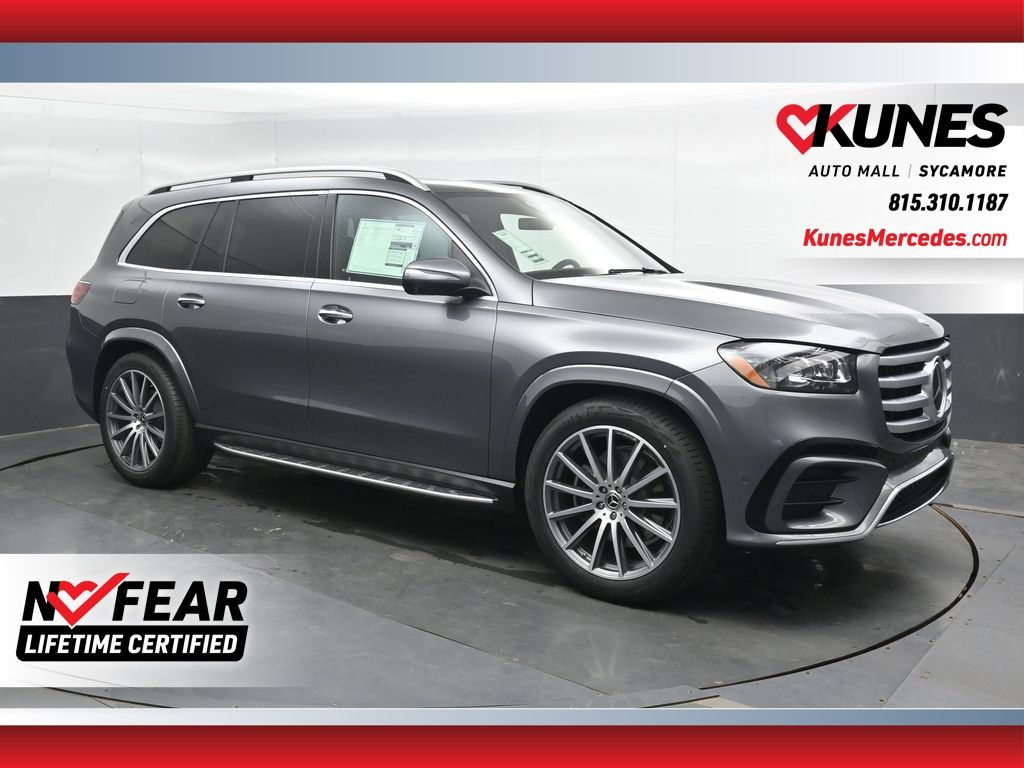 Gray (Selenite Grey Metallic) 2026 Mercedes-Benz GLS SUV / Crossover All-Wheel Drive 9-Speed Automatic
