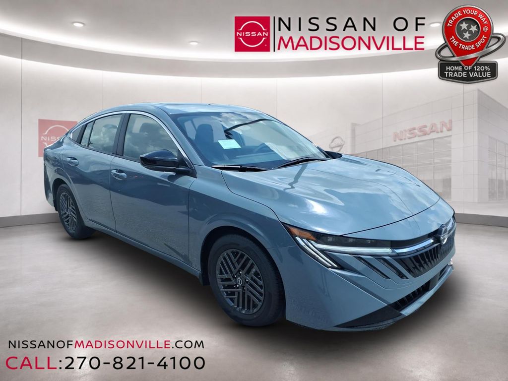 Atlantic Gray Metallic 2026 Nissan Sentra Sedan Front-Wheel Drive Continuously Variable Transmission