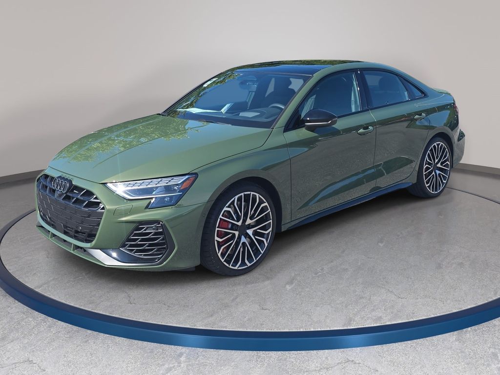Green 2026 Audi S3 Sedan All-Wheel Drive 7-Speed Automatic