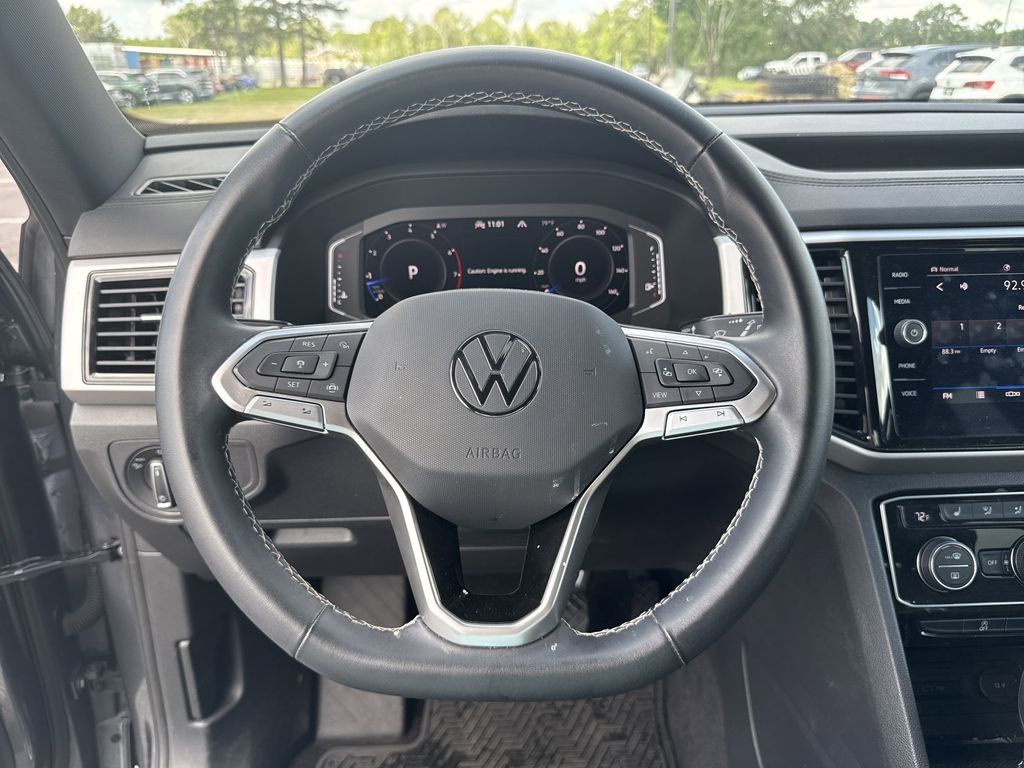 2022 Volkswagen Atlas Cross Sport 3.6L V6 SE w/Technology Gray at DeMontrond Auto Country