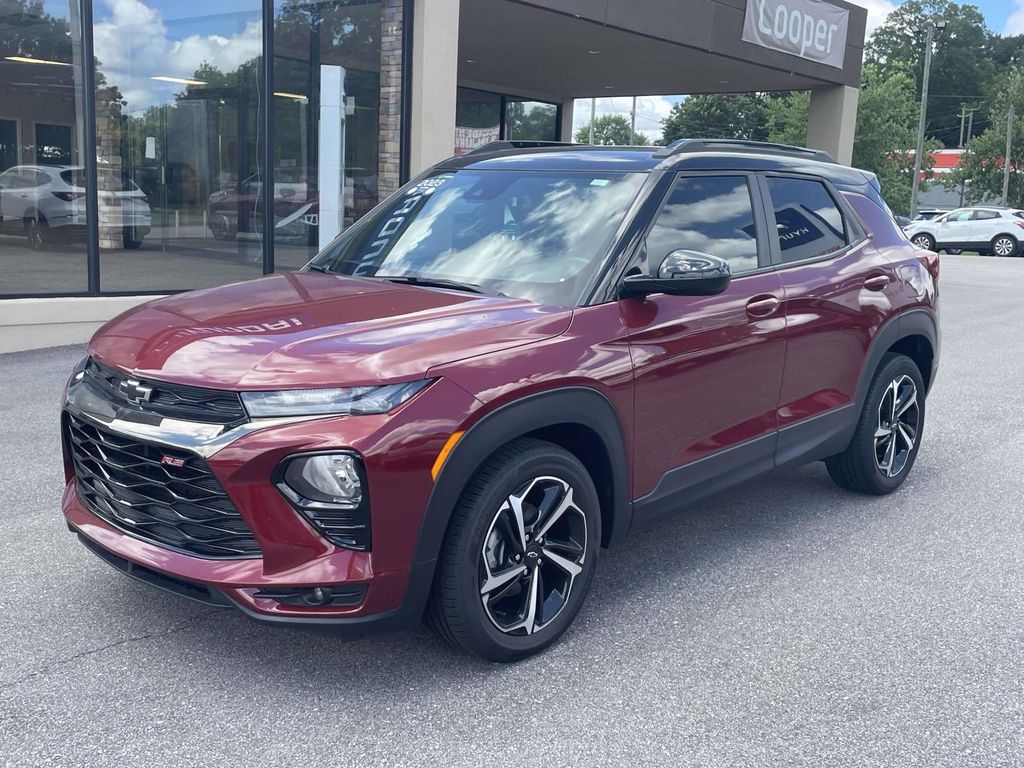 Red (Crimson Metallic) 2023 Chevrolet Trailblazer SUV / Crossover Front-Wheel Drive Continuously Variable Transmission