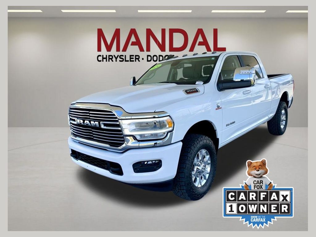 Bright White Clearcoat 2024 RAM 3500 Pickup Truck Four-Wheel Drive 6-Speed Automatic