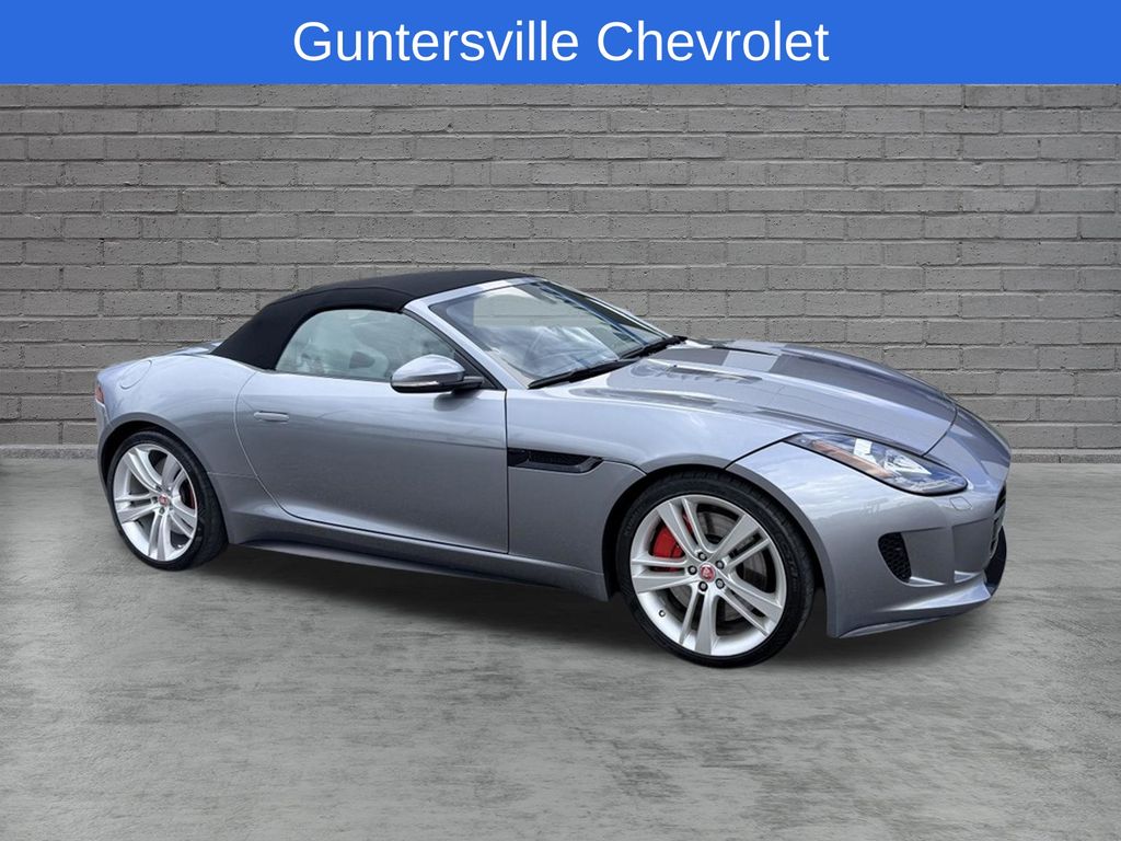 Gray 2015 Jaguar F-TYPE Convertible Rear-Wheel Drive 8-Speed Automatic