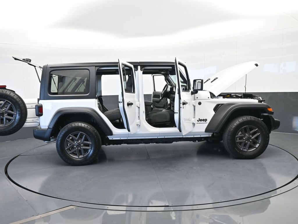 Used 2024 Bright White Clearcoat Jeep Sport S image 65