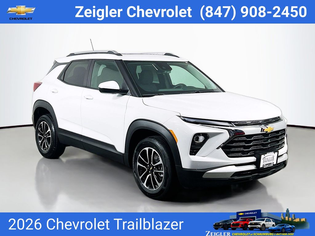 Summit White 2026 Chevrolet Trailblazer SUV / Crossover Four-Wheel Drive 9-Speed Automatic
