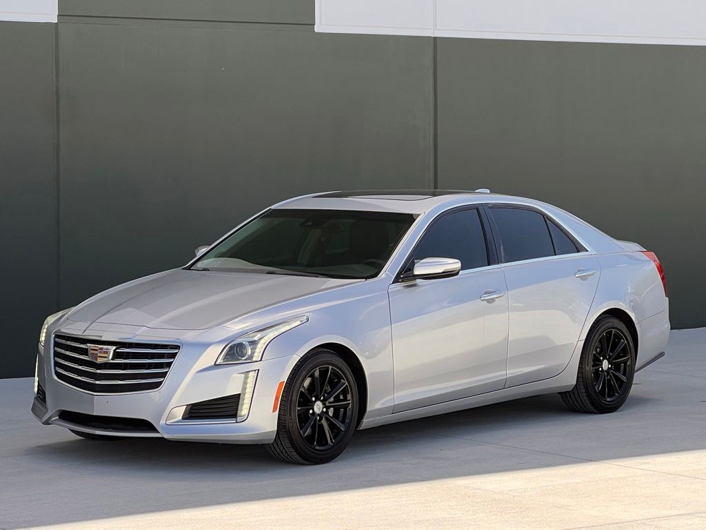 Radiant Silver Metallic 2018 Cadillac CTS 2.0T Luxury RWD Sedan Rear-Wheel Drive 8-Speed Automatic