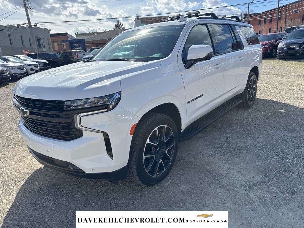 Summit White 2023 Chevrolet Suburban RST 4WD SUV / Crossover Four-Wheel Drive