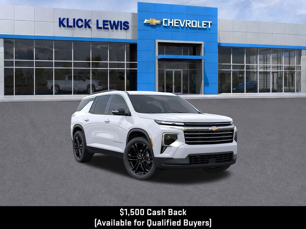 Summit White 2026 Chevrolet Traverse SUV / Crossover Four-Wheel Drive 8-Speed Automatic