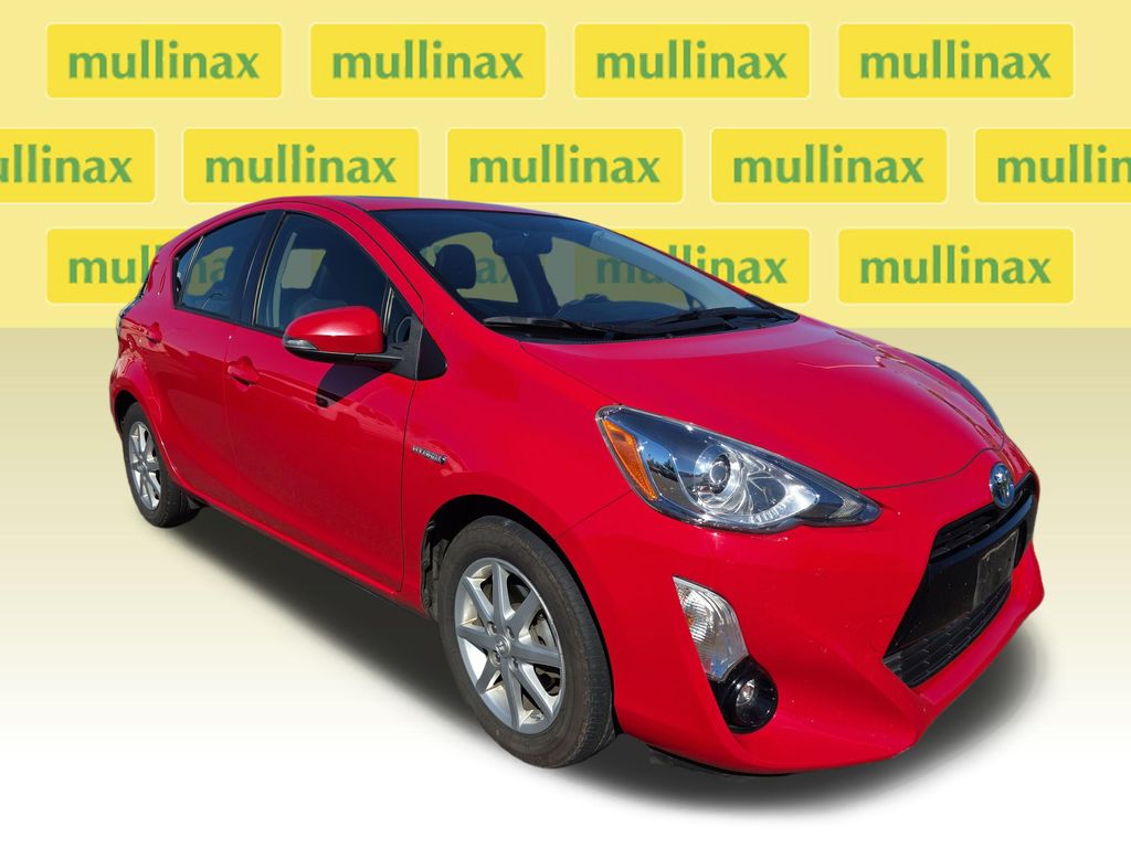 Absolutely Red 2015 Toyota Prius c Four Hatchback Front-Wheel Drive Continuously Variable Transmission