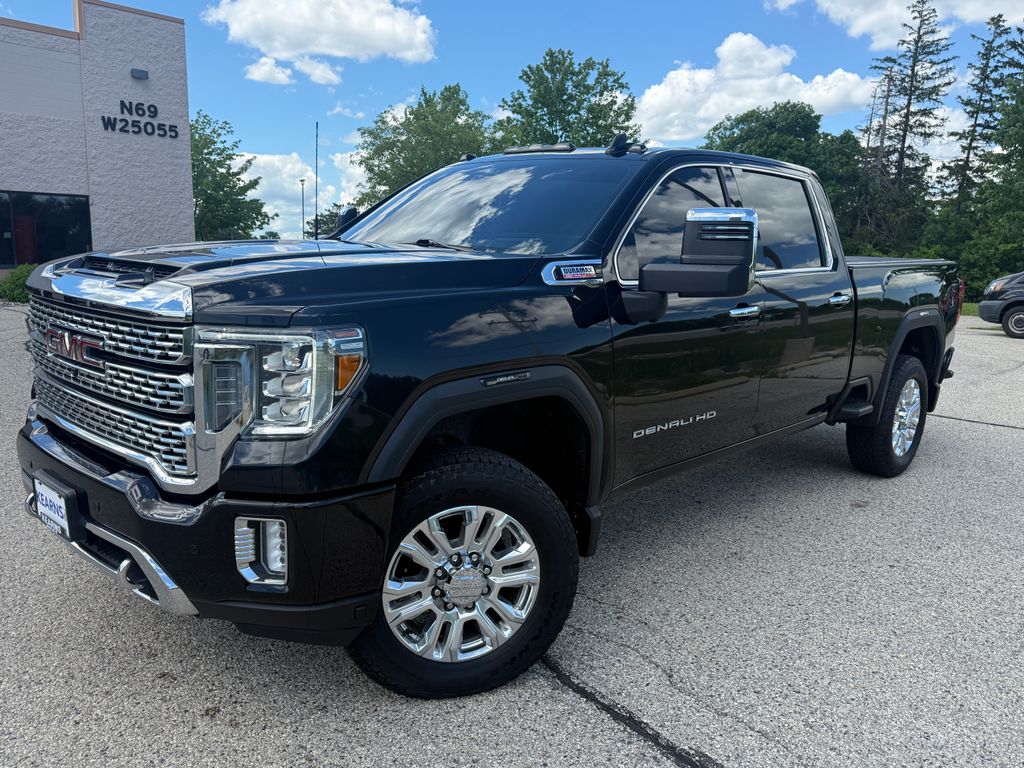 Onyx Black 2021 GMC Sierra 3500HD Pickup Truck Four-Wheel Drive Automatic