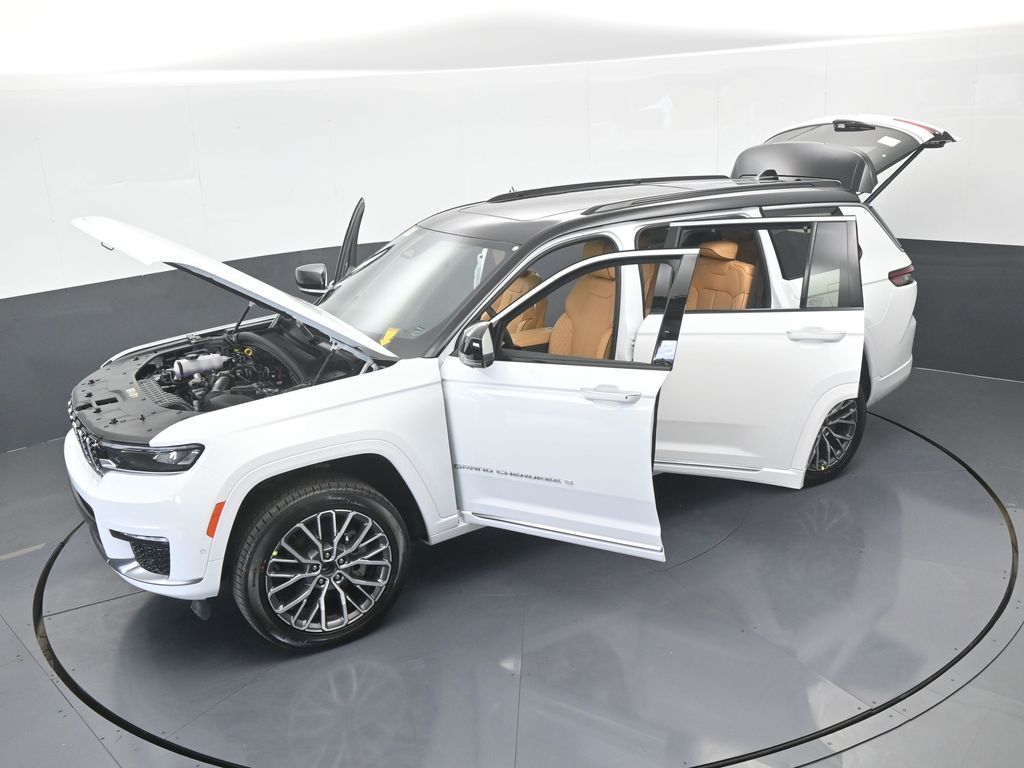 New 2025 Bright White Clearcoat Jeep Summit image 63