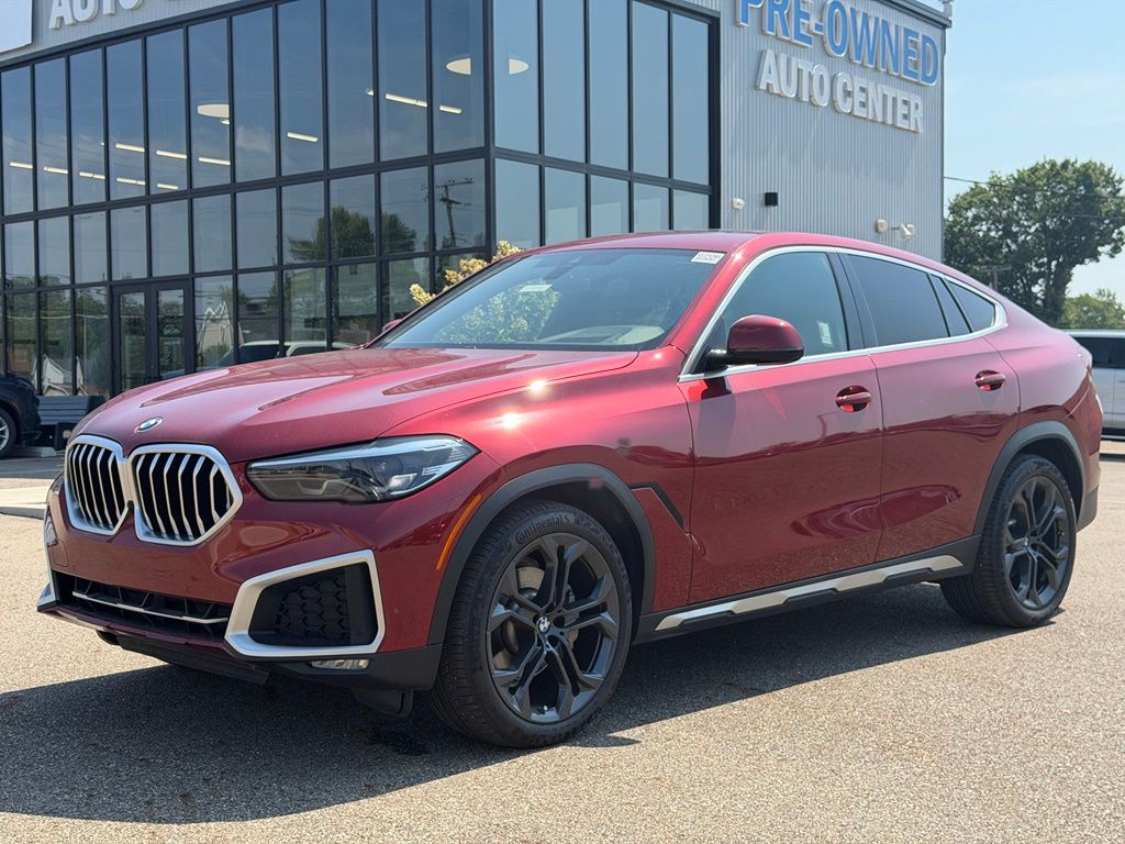 Flamenco Red Metallic 2021 BMW X6 SUV / Crossover All-Wheel Drive 8-Speed Automatic