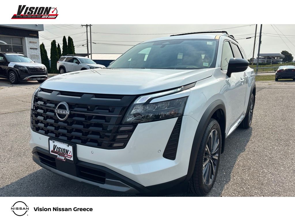 Everest White Pearl Tricoat 2026 Nissan Pathfinder SUV / Crossover All-Wheel Drive 9-Speed Automatic