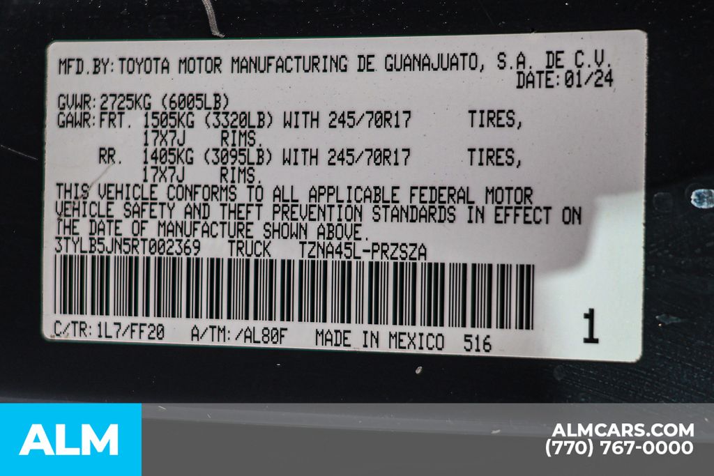 Used 2024 Gray Toyota SR5 image 56