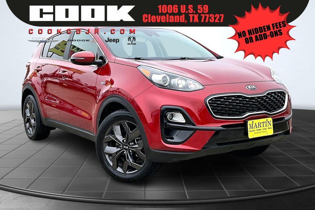 2022 Kia Sportage LX Red at DeMontrond Automotive Group