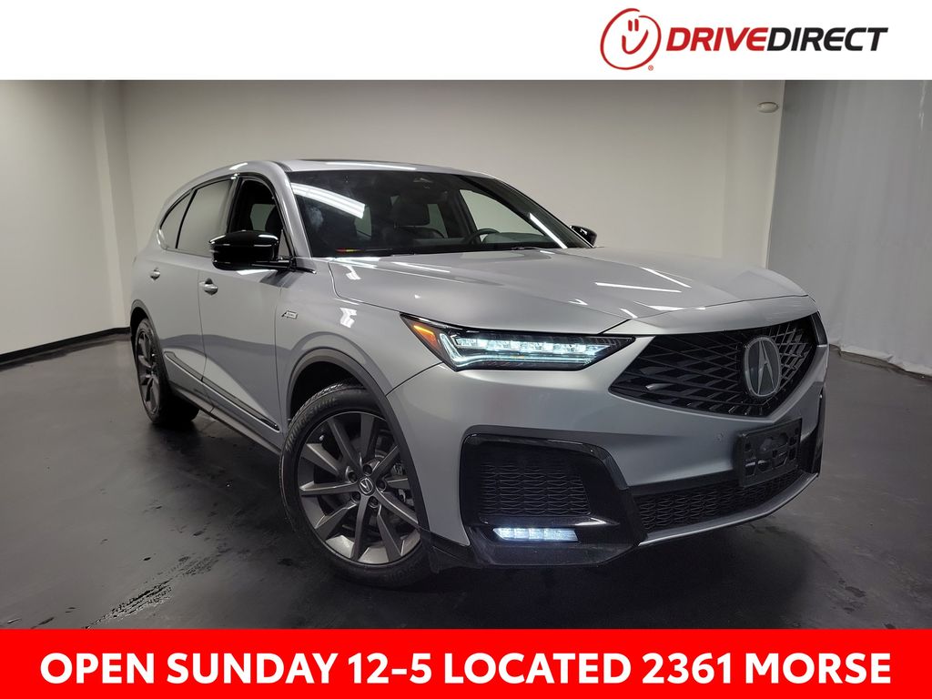 Lunar Silver Metallic 2025 Acura MDX SUV / Crossover All-Wheel Drive Automatic