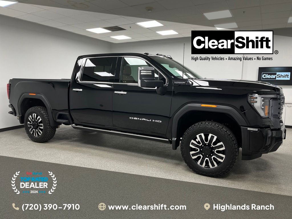 Onyx Black 2024 GMC Sierra 3500HD Pickup Truck Four-Wheel Drive 10-Speed Automatic