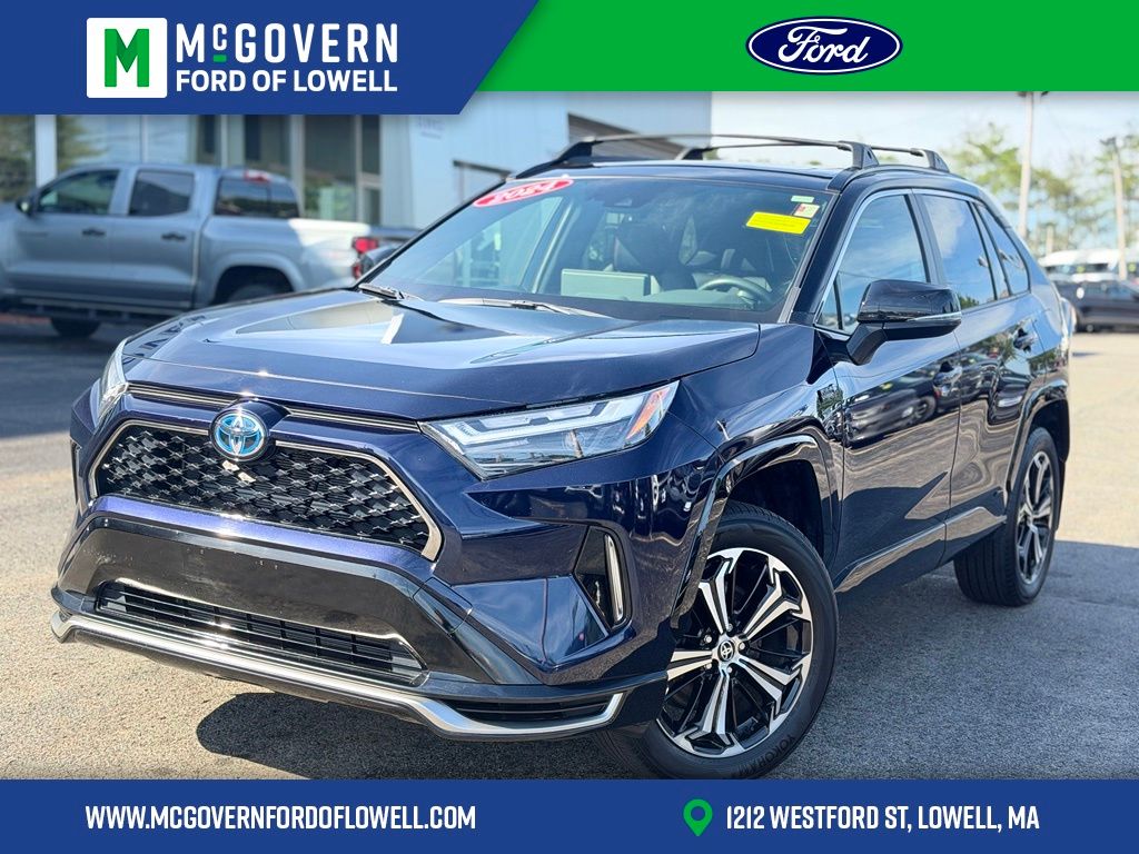 Midnight Black Metallic 2024 Toyota RAV4 Prime SUV / Crossover All-Wheel Drive Continuously Variable Transmission