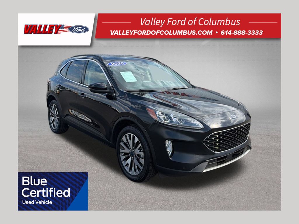 Black Metallic 2020 Ford Escape SUV / Crossover All-Wheel Drive 8-Speed Automatic
