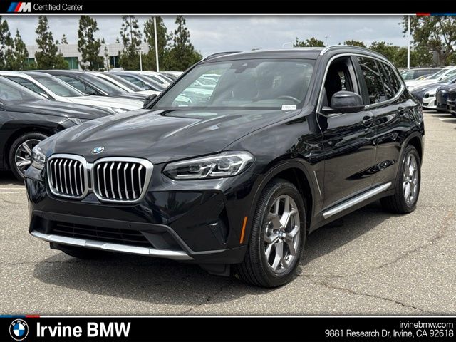 Black Sapphire Metallic 2023 BMW X3 SUV / Crossover All-Wheel Drive 8-Speed Automatic