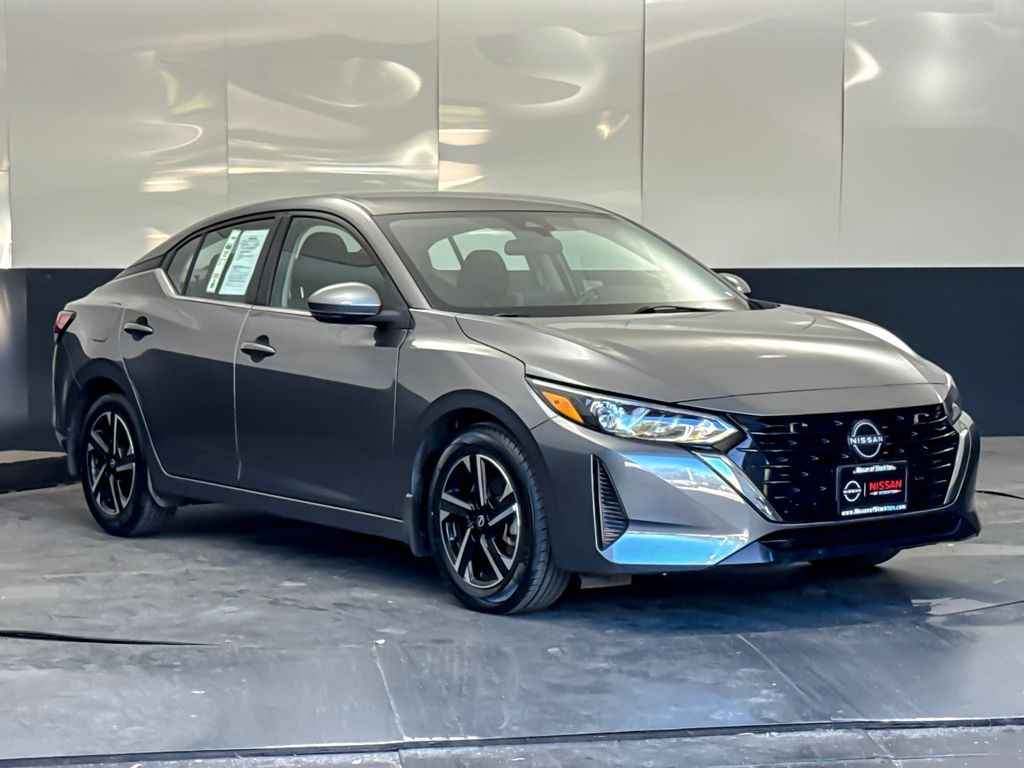 Gray (Gun Metallic) 2024 Nissan Sentra SV FWD Sedan Front-Wheel Drive Continuously Variable Transmission