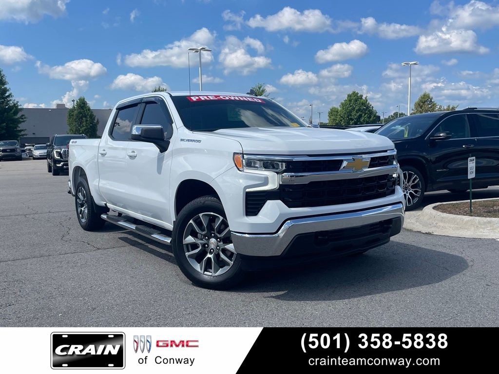 Summit White 2026 Chevrolet Silverado 1500 Pickup Truck Four-Wheel Drive Automatic