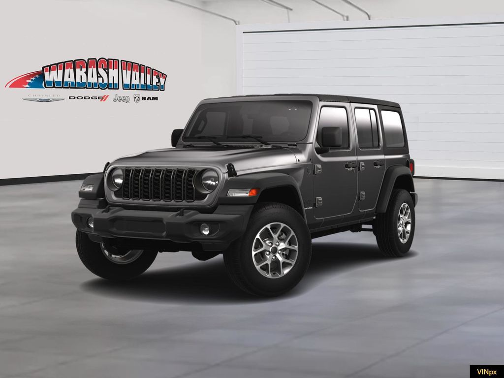 Gray (Granite Crystal Metallic Clearcoat) 2025 Jeep Wrangler SUV / Crossover Four-Wheel Drive 8-Speed Automatic