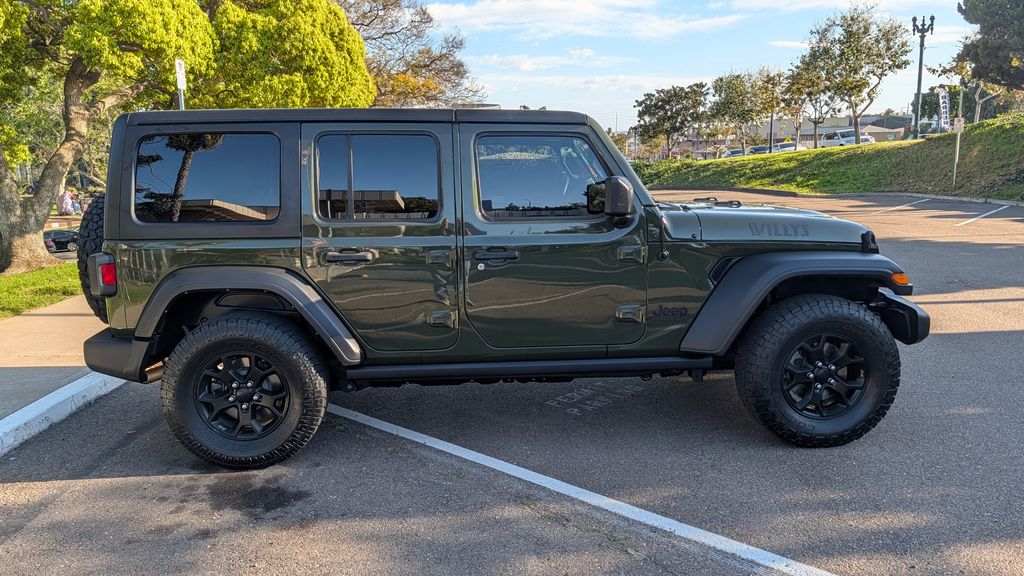 Used 2022 Jeep Wrangler Unlimited Willys 4D Sport Utility