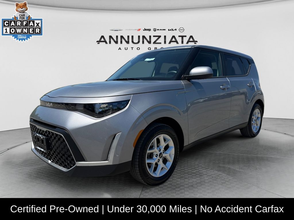 Steel Gray 2025 Kia Soul SUV / Crossover Front-Wheel Drive Continuously Variable Transmission