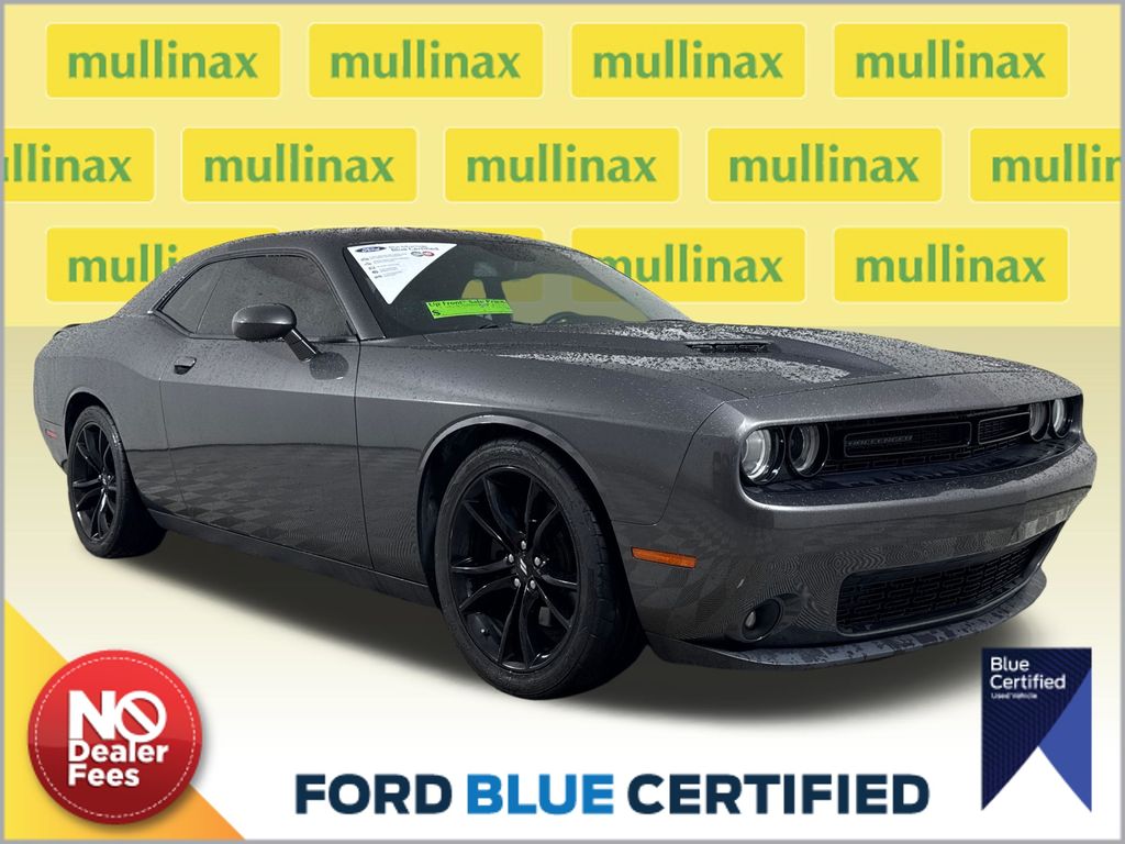 Gray (Granite Crystal Metallic Clearcoat) 2018 Dodge Challenger Coupe Rear-Wheel Drive 8-Speed Automatic