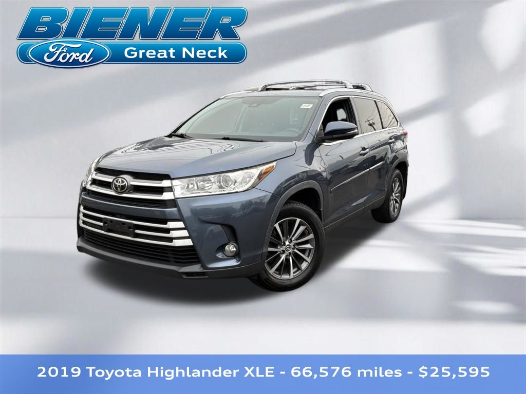 Shoreline Blue Pearl 2019 Toyota Highlander SUV / Crossover All-Wheel Drive 8-Speed Automatic